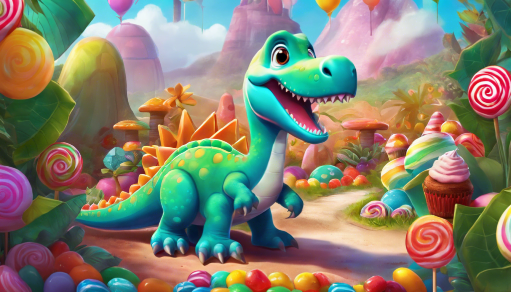 DinoDent and the Enchanted Candy Garden