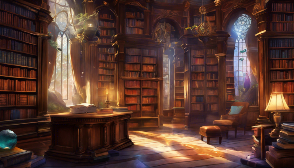 The Enchanted Library of Dreams