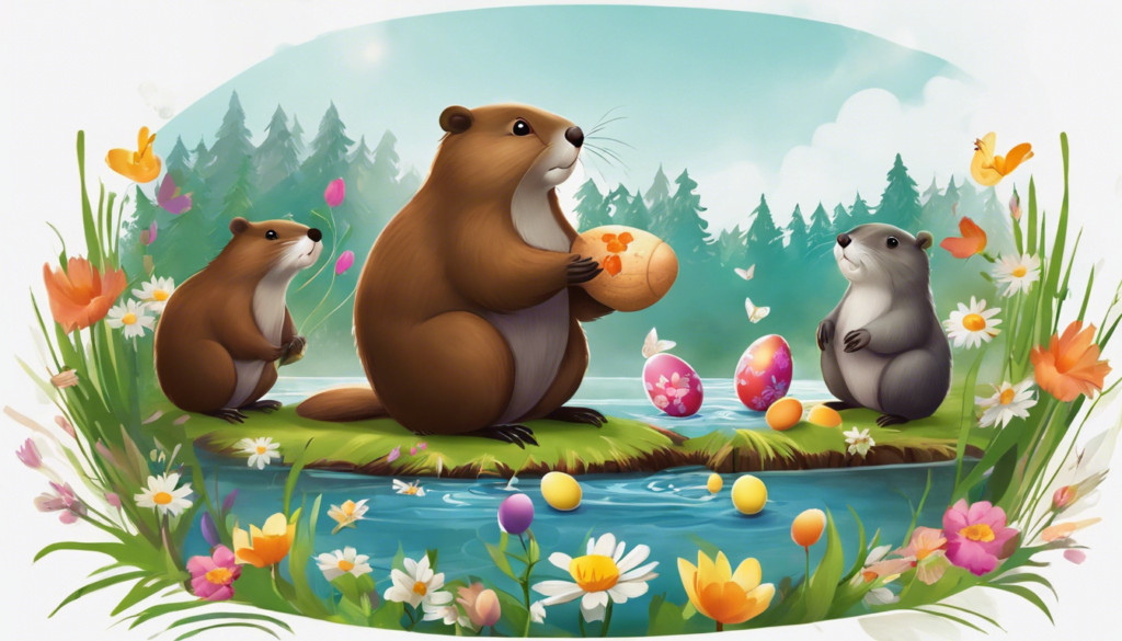 The Beaver Family’s Grand Easter Dam