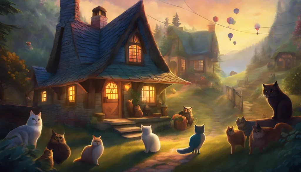 Fluffy’s Moonlit Homecoming