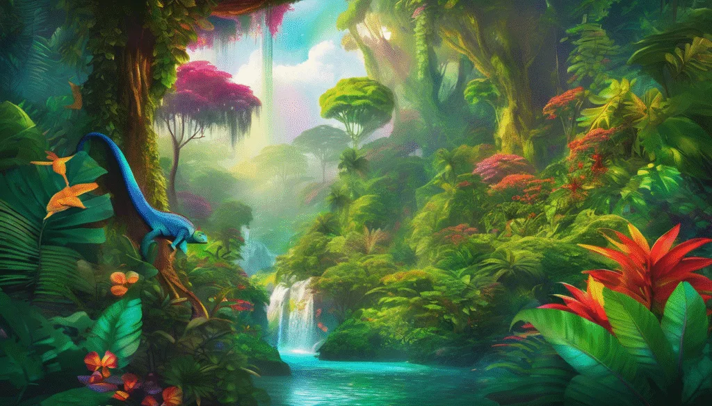 Rainbow Rainforest Hideaway Games