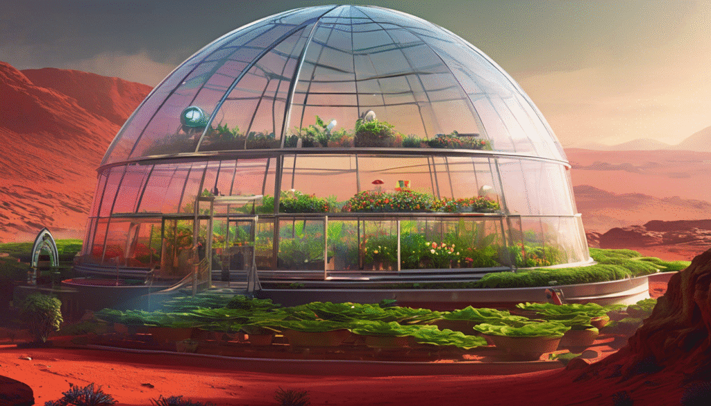 Seeds of Home on Mars
