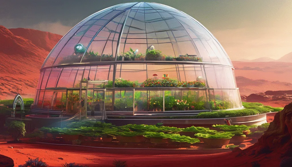 Seeds of Home on Mars