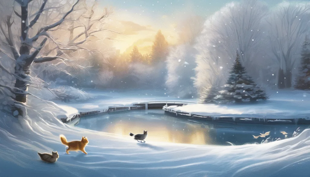 Willow and the Winter Pond
