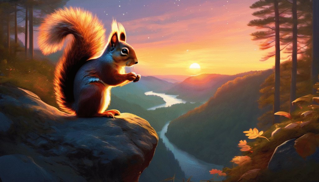 Liora and the Shy Sunset