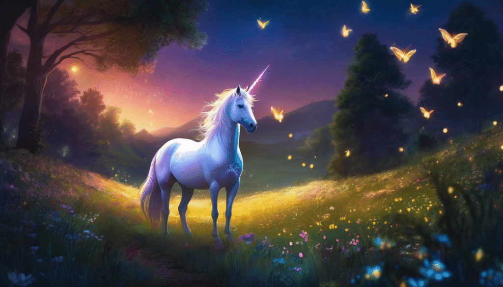The Unicorn and the Shining Shadow