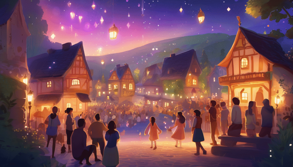 The Village Where Thoughts Glow