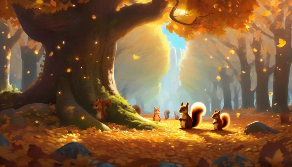 Autumn Whispers in the Grove