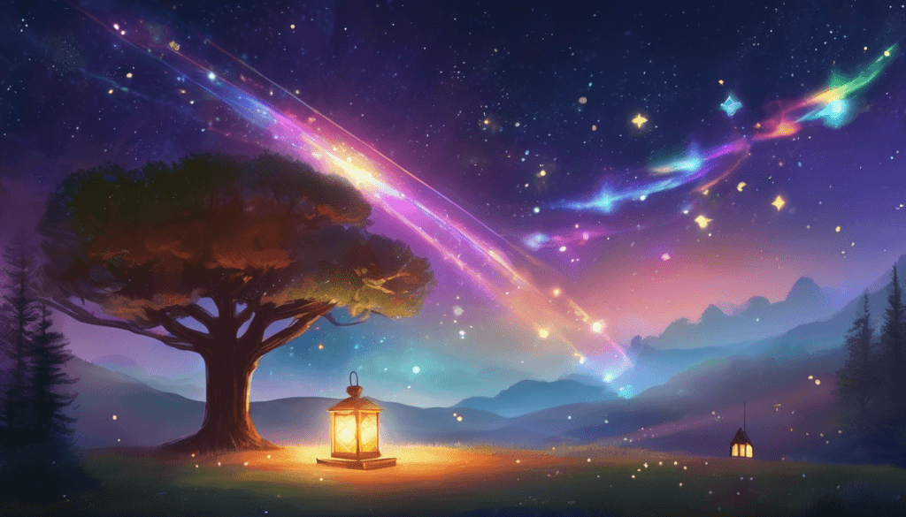 A Lantern Between Stars